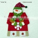 Christmas Santa/snowman Chair Cover, Chair Back Cover, Home Decoration thumbnail-1