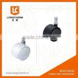 50mm Swivel Casters Office Chair Wheels Castors With Lock and Plate Made in China thumbnail-6