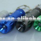 1 LED Mini Aluminum Flashlight With Keychain