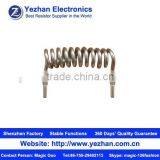 Spring-shaped Konstantan Current Sensing Resistor, 0.1 Ohms, 2 Watt, 5%, 40ppm, Low Inductance, Lead Free