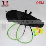 good quality speed badminton set aluminium frame BSCI and OEM factory