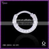 Attractive Design Round Paved Gems Septum Piercing thumbnail-4