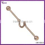 Custom Surgial Steel Internal Circular Cartilage Industrial Piercings Barbell Earring thumbnail-1