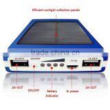 10000mah Solar Charger With Doubel Output Ports and LED Indicator thumbnail-6