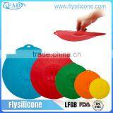 Silicone Cookware Parts Universal Pan Pot Suction Lid Food Covers Pan Lids thumbnail-3