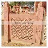 Sandstone Carving Jali , Decorative Stone Lattice