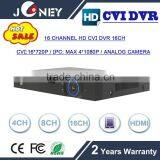 H.264 Embedded 16 Channel Cvi Dvr for 720P HDCVI Camera