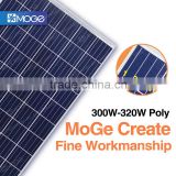 Moge trade assurance 4-lines the poly 250w 255w 260w 265w 270w 275w 300w 305w 310w 315w 320w solar panel with best price