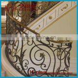 Luxury Wrought Iron Stair Railing / Decorative House Iron Stair Railing Design thumbnail-4