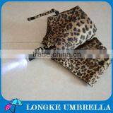 [L021]Auto Open and Close 3 Folding Umbrella With LED Handle Led Umbrella Light thumbnail-1
