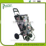 Custom Collapsible Fabric Supermarket Shopping Carts With 4 Wheels thumbnail-1