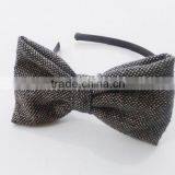 Beautiful Fabric Bow Hard Headband thumbnail-1