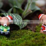 Green Scrapbooking Craft Supplies Resins Santa Claus Snowman Hair Bow Cabochons Christmas Tree African Resin Animal Figurines thumbnail-6