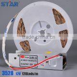 10W SMD 3528 120leds IP65 Waterproof ce Rohs Dc12v Flexible Led Strip thumbnail-2