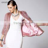 Global Sale Fuchsia Mink Warm Fur Coat V Collar Mink Coat In China thumbnail-4