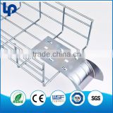 IEC61537 Tested Galvanized Wire Mesh Cable Tray Bright Color