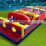 hot sale big inflatable obstacle course