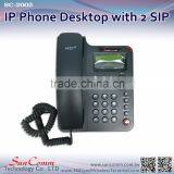 SC-2002PE 1 Wan 1 Lan 2 Sip Lines IP Phone With PoE thumbnail-2