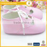 New Fashion Design Puy Leather Baby Summer Lace up Shoes thumbnail-3