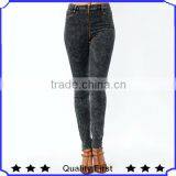Fashon Women Jeans Zip Around Acid Washed Skinny Jeans Strenthc Cotton Jeans ShkJ5 thumbnail-1