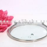 glass lid with s/s ring