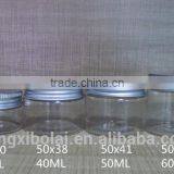 50ml-500ml Transparent Food Grade PET Food Jar With Aluminum Lid and Other Lids for Wholesales thumbnail-1