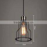 Industrial Loft Style Black Iron Electric Vintage Pendant Light With 6-12 Bulbs thumbnail-2