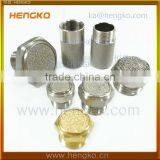 Sintered SS 316L Stainless Steel Silencing Pneumatic Exhaust Valve thumbnail-2