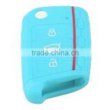 Audew 3 Button Car Key Cover Silicone Protection Honeycomb 6 Colours For VW / Golf MK7 2014 2015 thumbnail-4