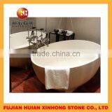 Roumd Large Stone Bathtub With Top Quality for Bathroom Use thumbnail-4