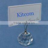 Crystal Faceted Ball Placecard Holder thumbnail-1