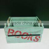 Wooden Books Crates,printed Wooden Crate for Book,book Storage Wood Crates thumbnail-3