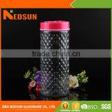 Hot Sale Customized Storage Glass Jar With Pink Lid on Promotion thumbnail-1