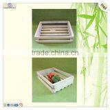 Big Size Unfinished Cuboid Solid Plate Pine Wooden Tray thumbnail-2