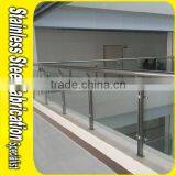 House Deck Decoration Stainless Steel Aluminum Balcony Handrail thumbnail-5