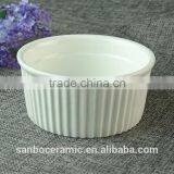 Wholesale White Round Porcelain Ramekins Ceramics Round Ramekin for Restaurant Hotel thumbnail-1