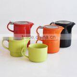 Set of 2pcs Tea Set With Metal Lid thumbnail-1
