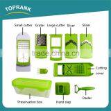 10pcs Multipurpose Fruit Vegetable Tool Set Manual Vegetable Peeler Grater Slicer Cutter thumbnail-2