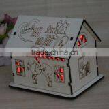 DIY Dream Luminous House Wood Money Saving Box Creative Birthday Gift thumbnail-1