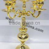 Wedding Decoration Event Gold Plated Candelabra thumbnail-6