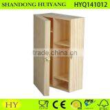 Wood Box for Red Wine, Red Wine Box of 2 Bottles thumbnail-1