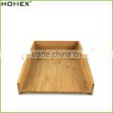Bamboo Letter Tray/ a4 Paper Storage Box Homex-BSCI thumbnail-1