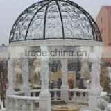Chinese Stone Carving Natural Stone Marble Gazebo Wholesale thumbnail-1
