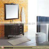 Newstar Modern Double Sink Black Walnut Wooden Vanity for Bath thumbnail-1