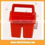 Bath Plastic Storage Holder Colors Storage Basket thumbnail-2