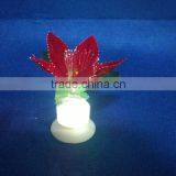 Artificial Craft Lighting With Sucker Home Wedding Decor LED Fiber Optic Flower thumbnail-3