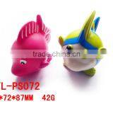 New Colorful Plastic Rubber Fish Toys thumbnail-3