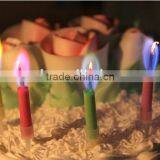 Romantic Coloured Flame Birthday Candle thumbnail-2