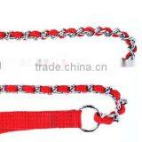Nylon Wrist Loop Dog Chain With Handle , Wholesale Strong Durable Fashion Dog Leash Choke Chains With Braided thumbnail-4