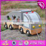 2017 New Design Educational Toy Blocks Car Kids Wooden Pull Along Toys W05C081 thumbnail-2